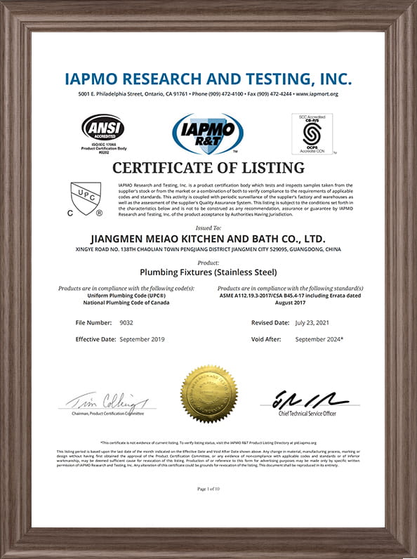 IAPMO RESEARCH AND TESTING,INC.