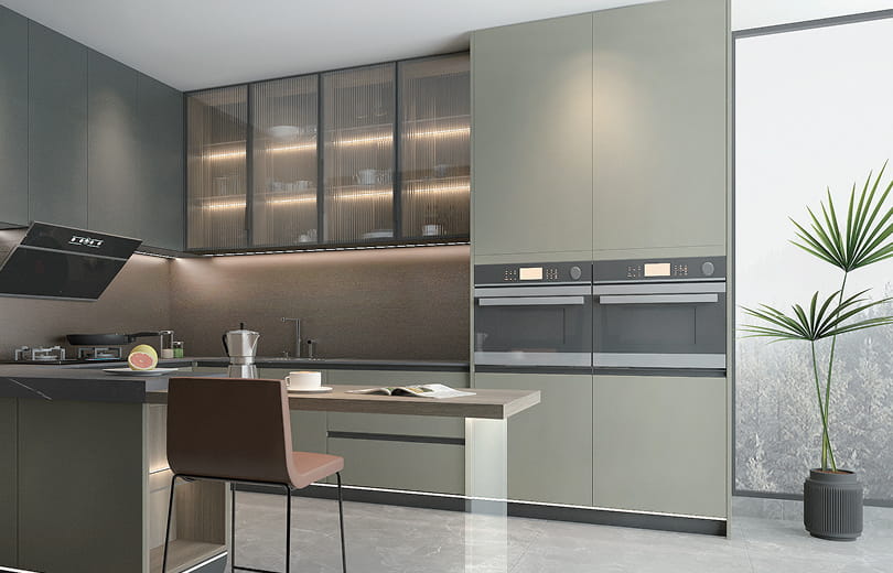 Elegant Stainless  Steel Cabinets