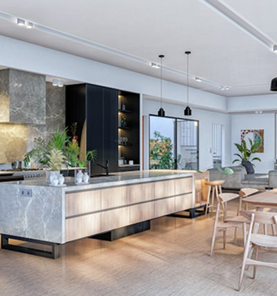 Modern Open Kitchen