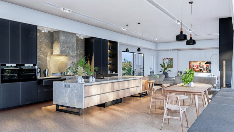 Modern Open Kitchen