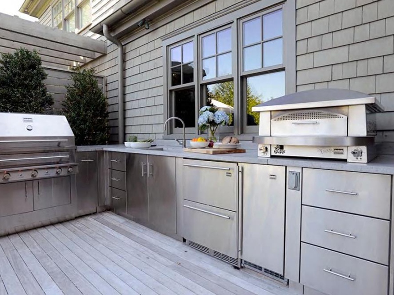 Metal Outdoor Kitchen Cabinets