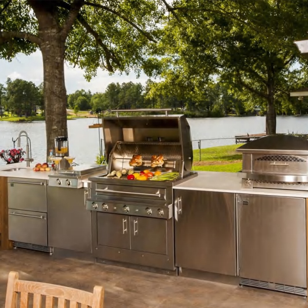 Outdoor Stainless Steel BBQ Kitchen Cabinet System