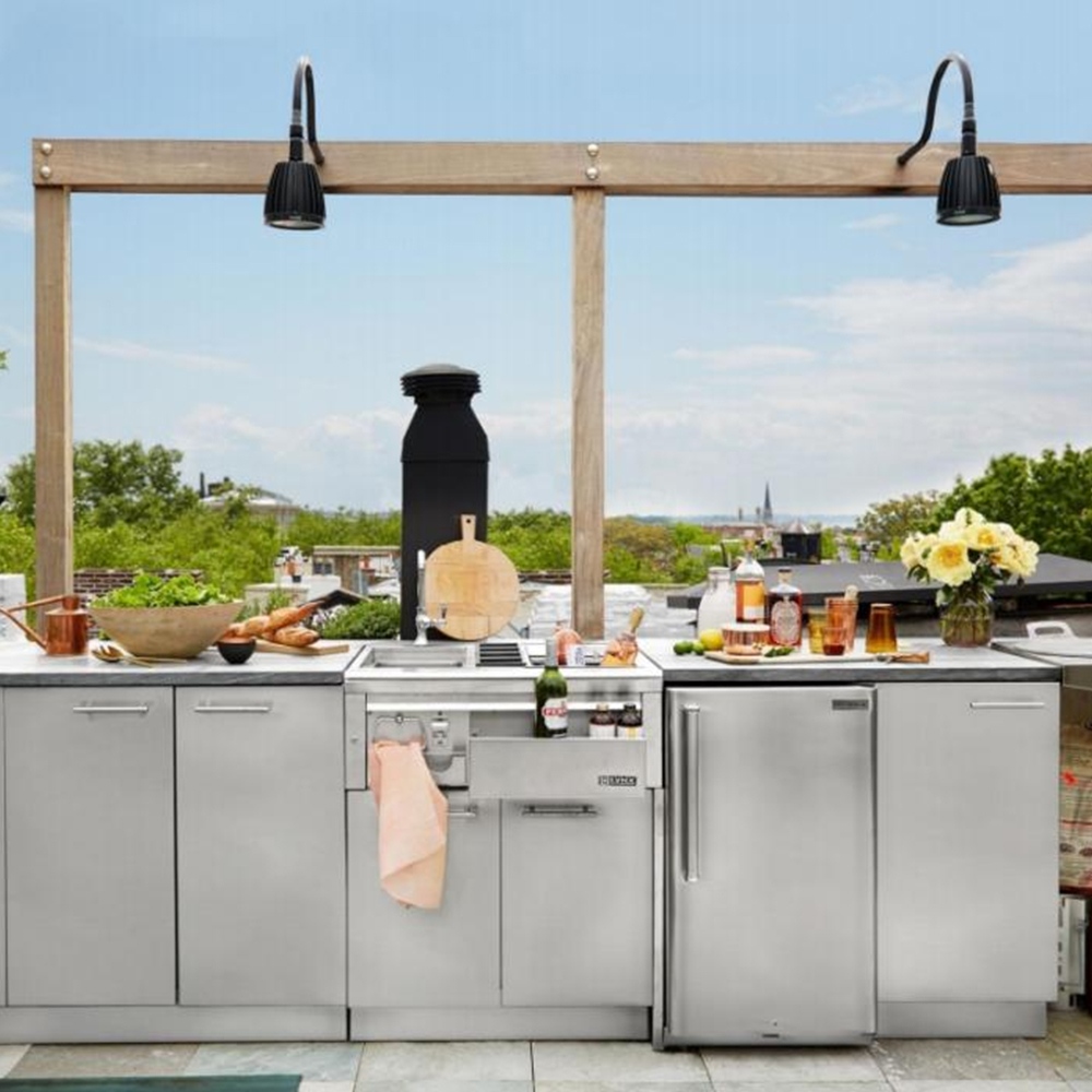 Outdoor Stainless Steel BBQ Kitchen Cabinet System