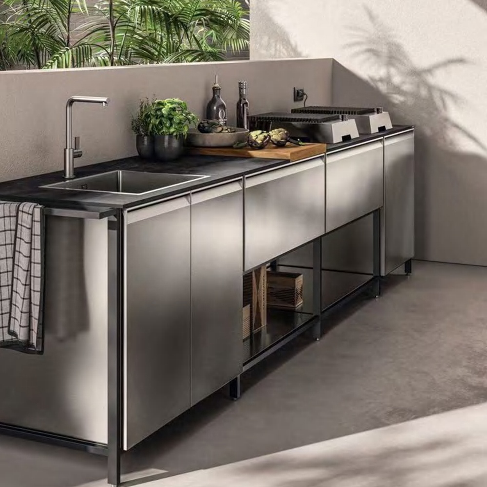 Outdoor Stainless Steel Kitchen Cabinet System