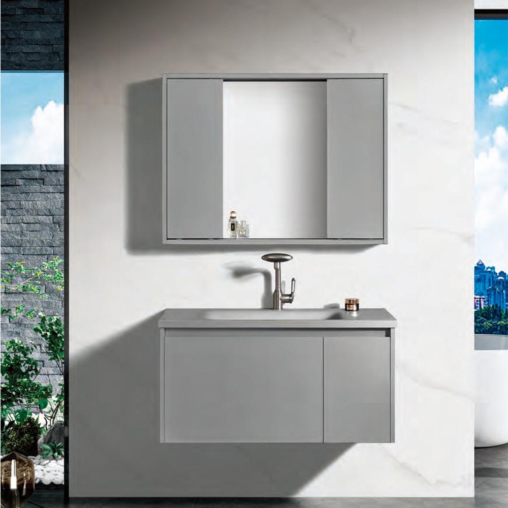 HZ-5013 Modern Wall Mounted Bathroom Vanity