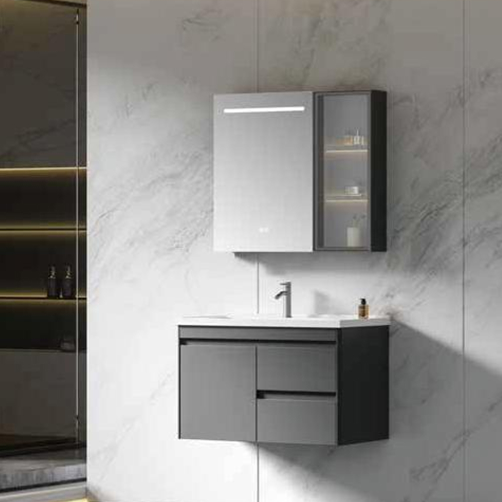 Y-25007-80 Modern Wall Mounted Bathroom Vanity