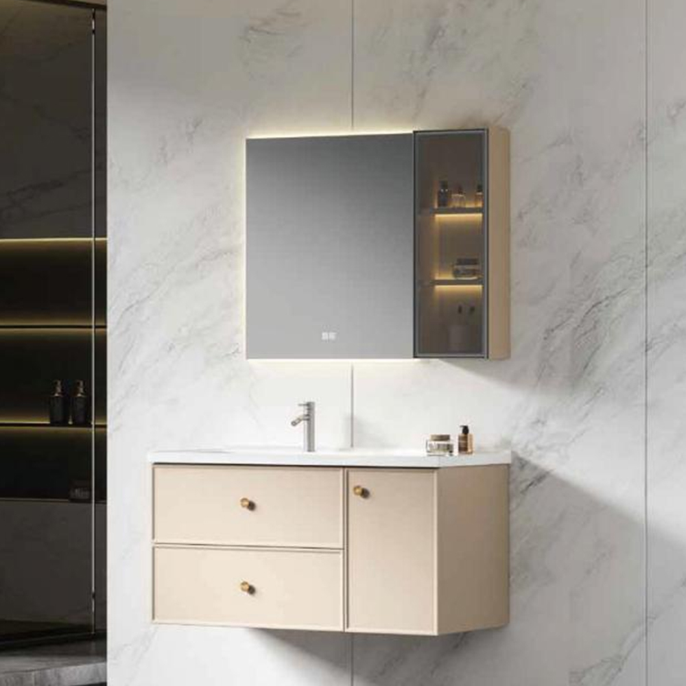 Y-25008-120 Modern Wall Mounted Bathroom Vanity