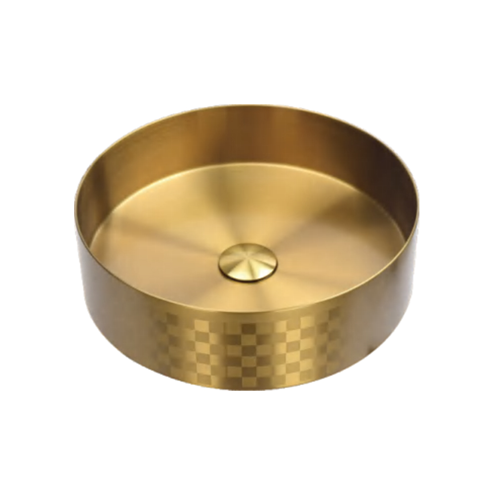WT380 Round Stainless Steel Vessel Sink
