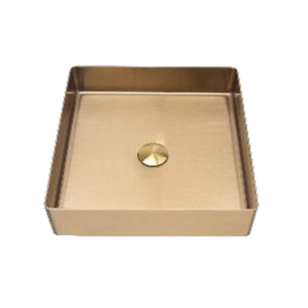 WT4040  Square Stainless Steel Vessel Sink