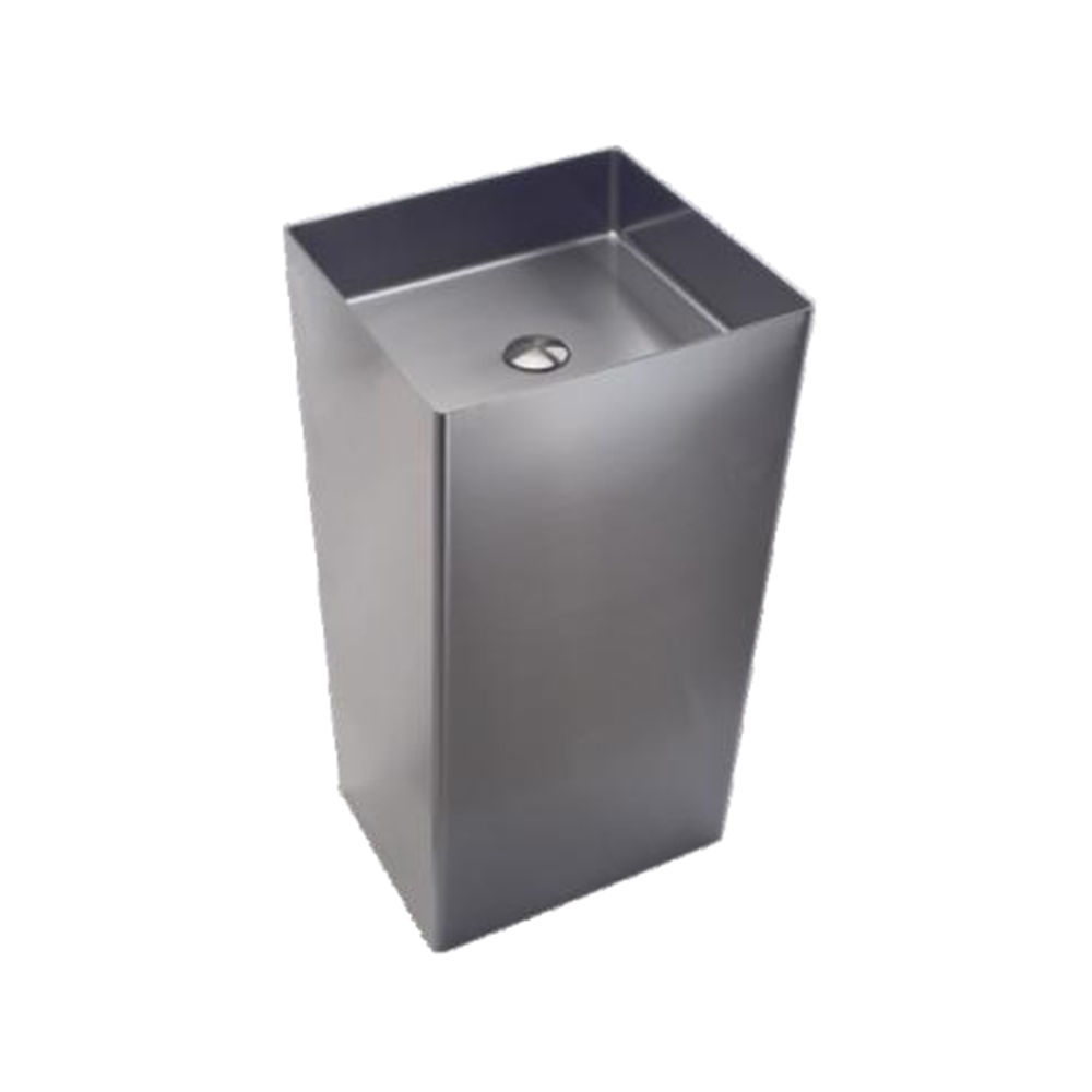 WF4040 Tall Stainless Steel Floor Standing Wash Basin