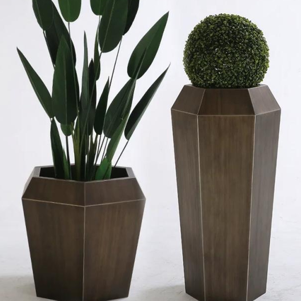 62041 Stainless Steel Planter