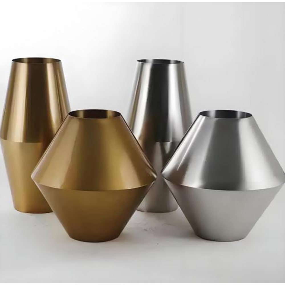 62074 Stainless Steel Decorative Vase