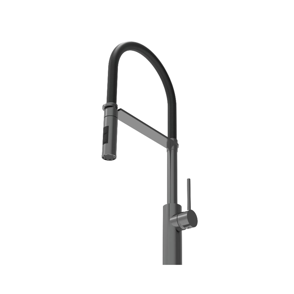 Black Pull-Out Kitchen Faucet